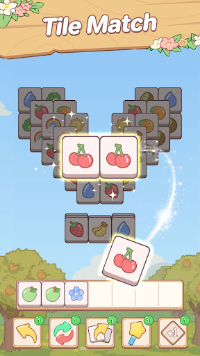Cat Triple Tiles: Match 3 Game