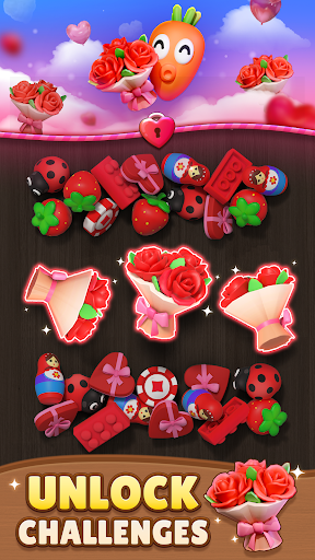 Match Triple 3D: Matching tile